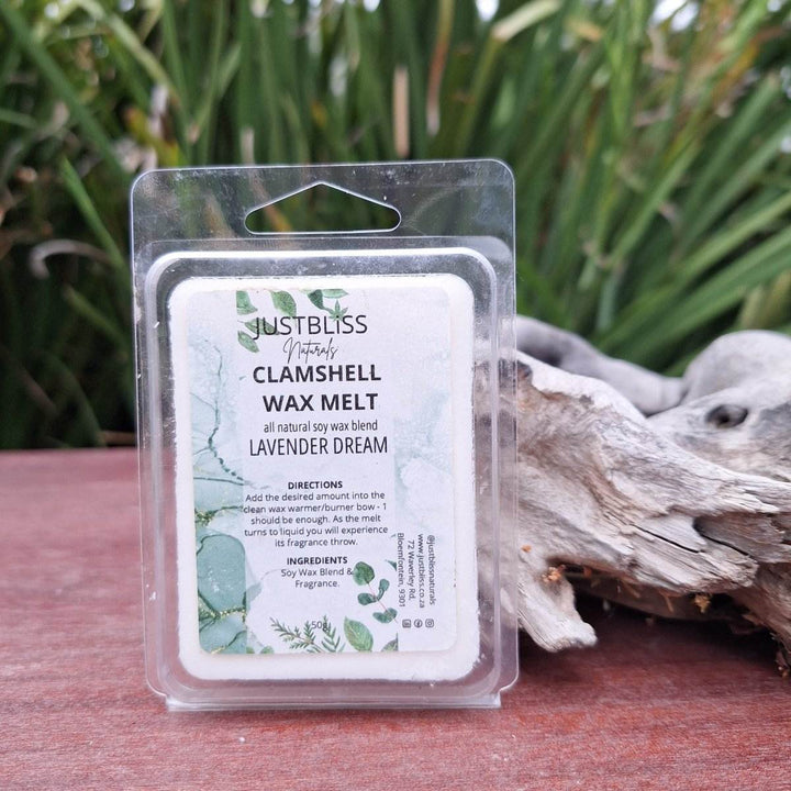 CLAMSHELL WAX MELTS: for a Serene Atmosphere - JUSTBLiSS Naturals
