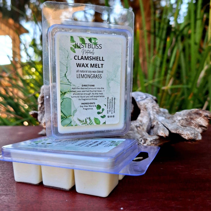 CLAMSHELL WAX MELTS: for a Serene Atmosphere - JUSTBLiSS Naturals