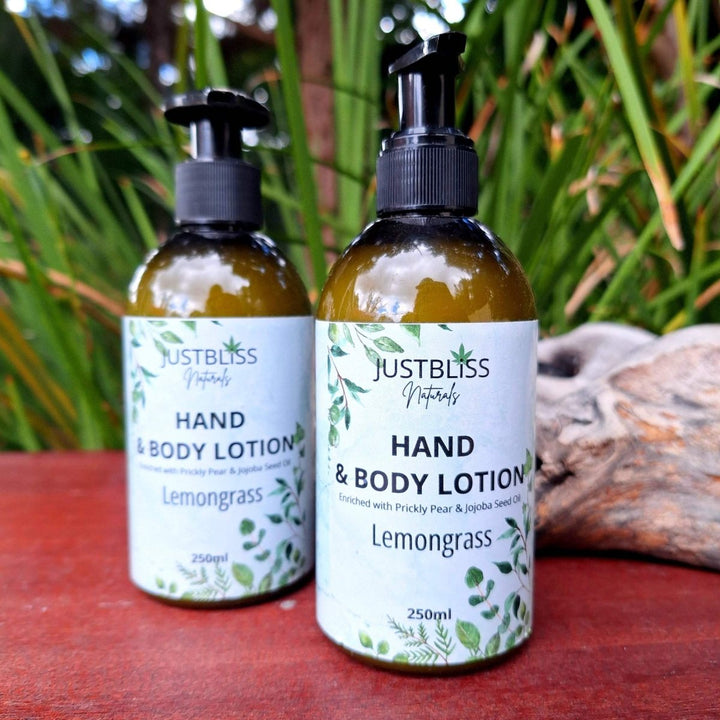 COMBO HAND WASH & LOTION: Nourish & Moisturize (250ml) - JUSTBLiSS Naturals