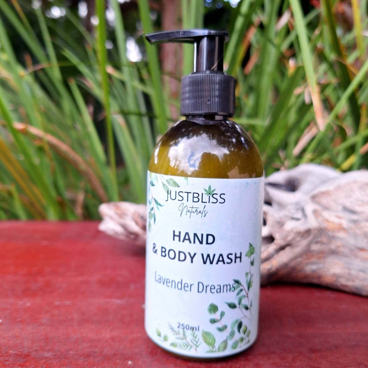 COMBO HAND WASH & LOTION: Nourish & Moisturize (250ml) - JUSTBLiSS Naturals