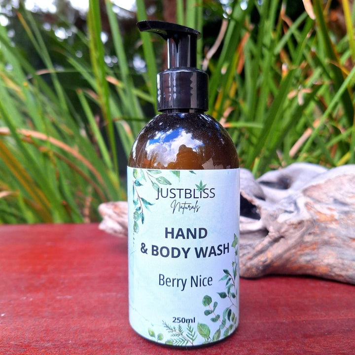 COMBO HAND WASH & LOTION: Nourish & Moisturize (250ml) - JUSTBLiSS Naturals