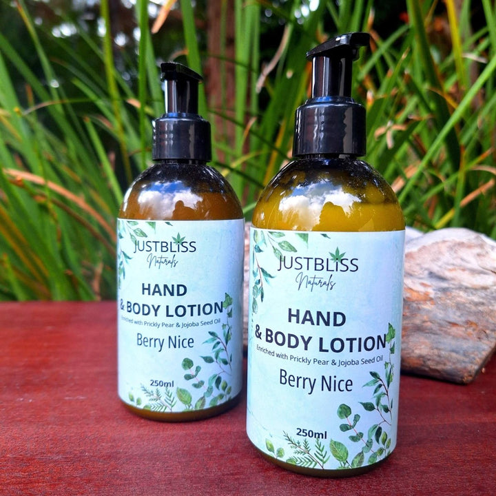 COMBO HAND WASH & LOTION: Nourish & Moisturize (250ml) - JUSTBLiSS Naturals