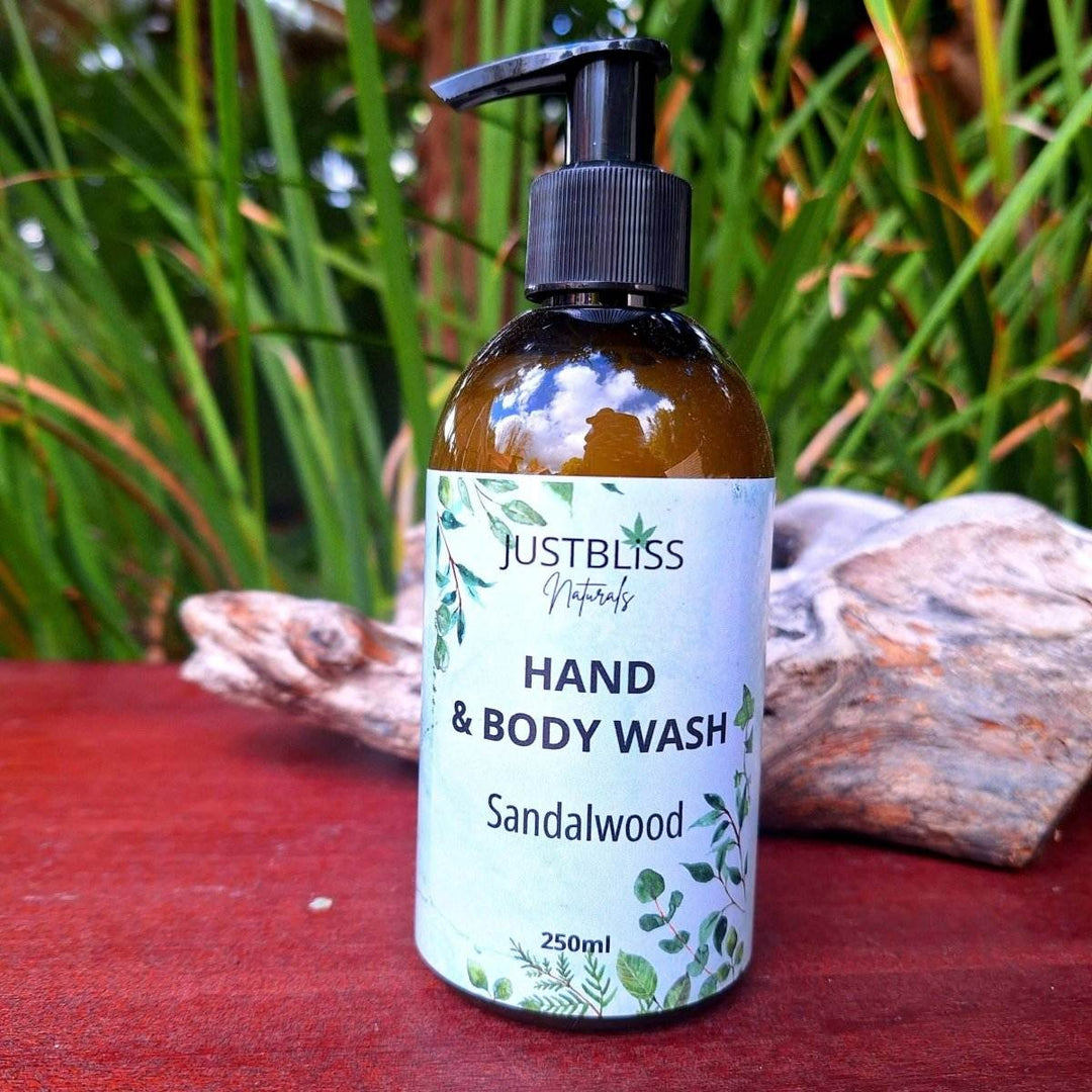 COMBO HAND WASH & LOTION: Nourish & Moisturize (250ml) - JUSTBLiSS Naturals