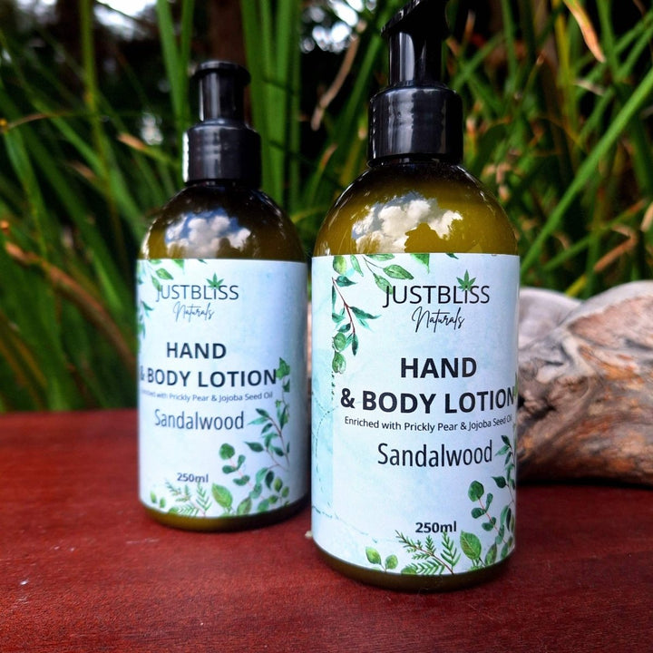 COMBO HAND WASH & LOTION: Nourish & Moisturize (250ml) - JUSTBLiSS Naturals