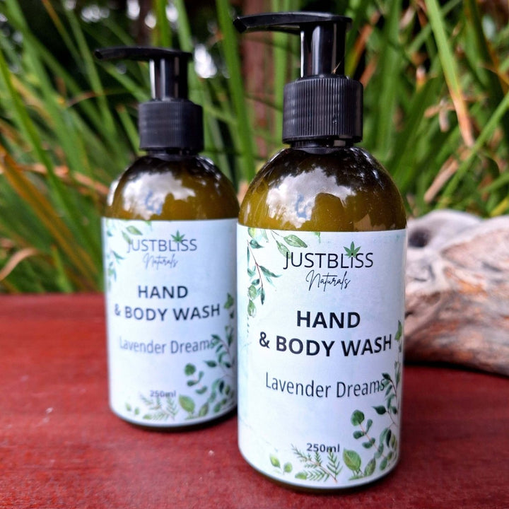 COMBO HAND WASH & LOTION: Nourish & Moisturize (250ml) - JUSTBLiSS Naturals