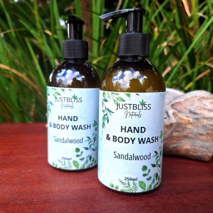 COMBO HAND WASH & LOTION: Nourish & Moisturize (250ml) - JUSTBLiSS Naturals