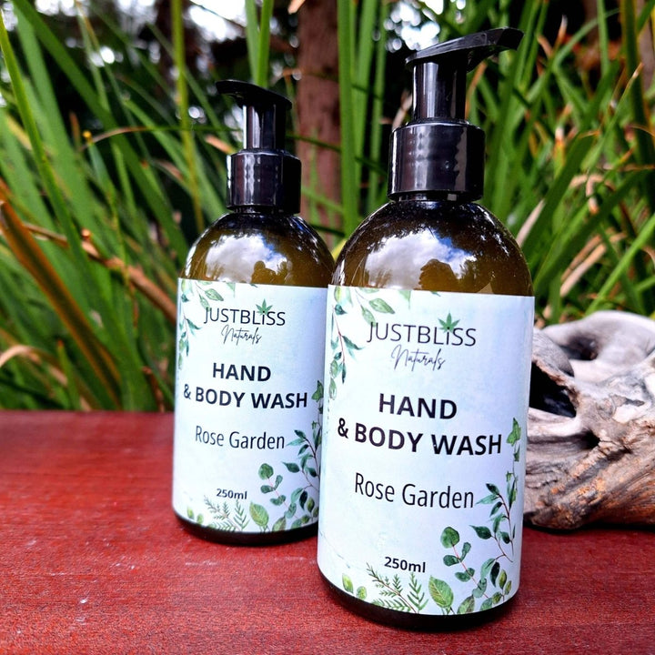 COMBO HAND WASH & LOTION: Nourish & Moisturize (250ml) - JUSTBLiSS Naturals