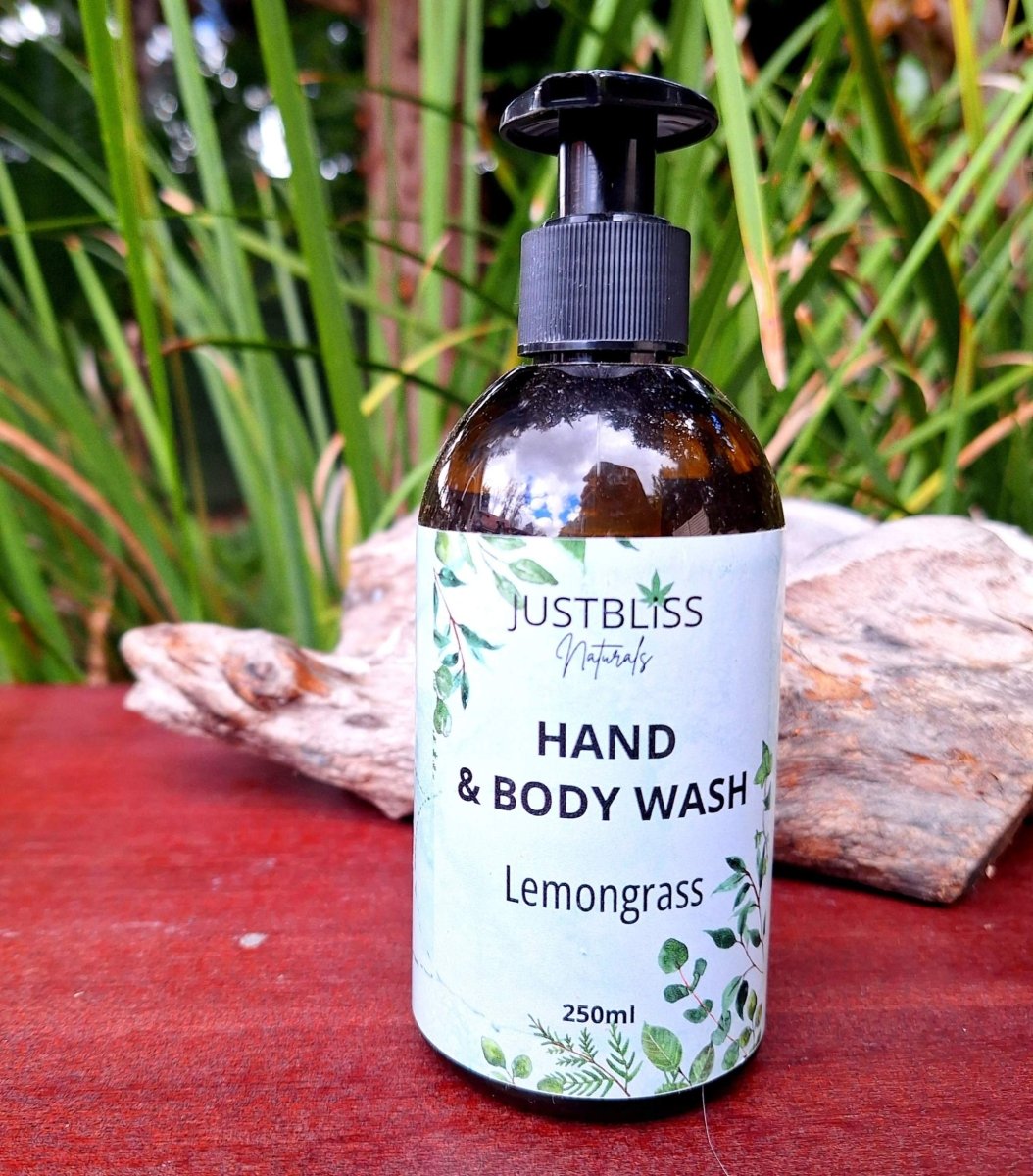 COMBO HAND WASH & LOTION: Nourish & Moisturize (250ml) - JUSTBLiSS Naturals