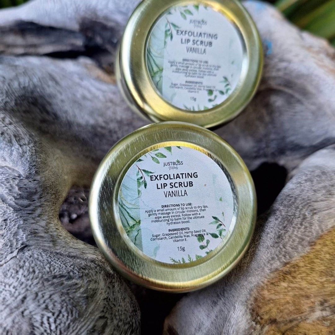 Lip Care Bundle – CBD Lip Balm & Exfoliating Lip Scrub - JUSTBLiSS Naturals