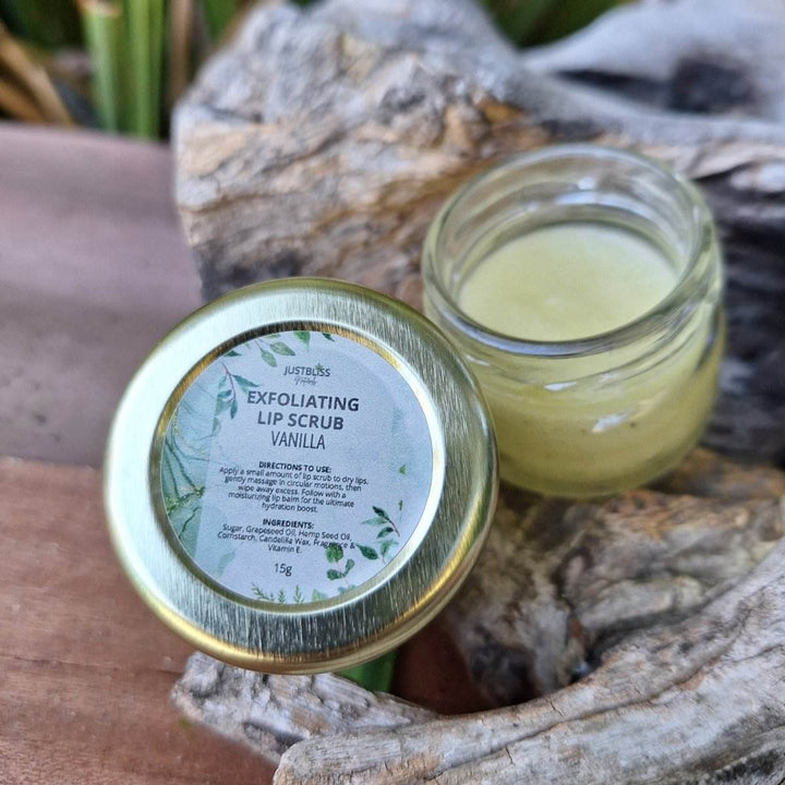 Lip Care Bundle – CBD Lip Balm & Exfoliating Lip Scrub - JUSTBLiSS Naturals