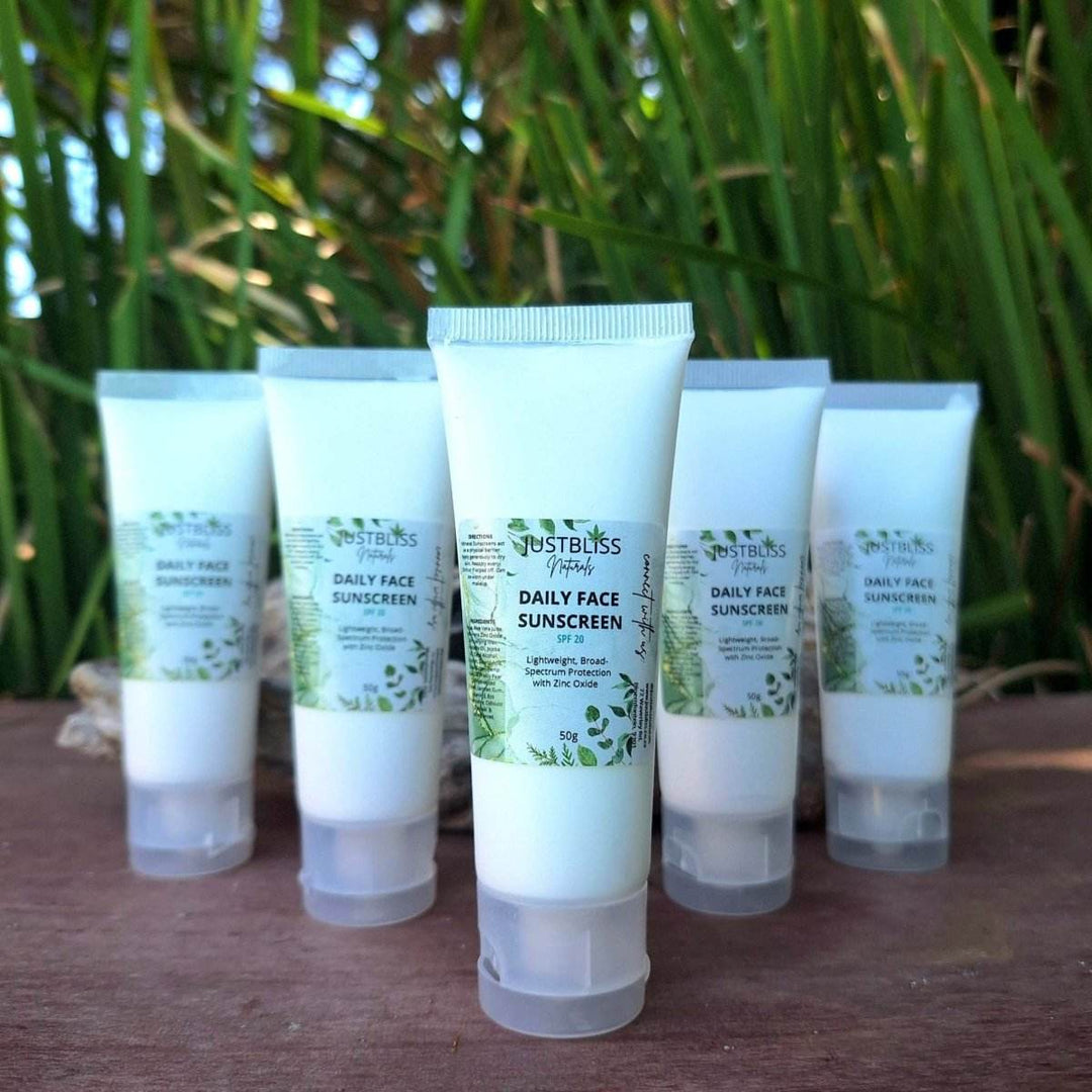 Plant-Based Sun Protection Trio – Face SPF 20, Body SPF 30 & After-Sun Lotion - JUSTBLiSS Naturals