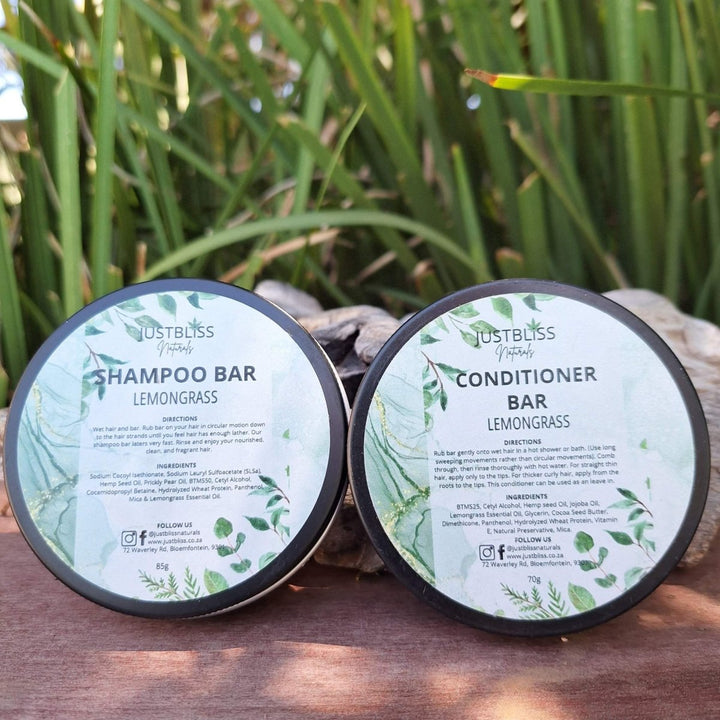 COMBO: Shampoo & Conditioner (In Tin) - JUSTBLiSS Naturals