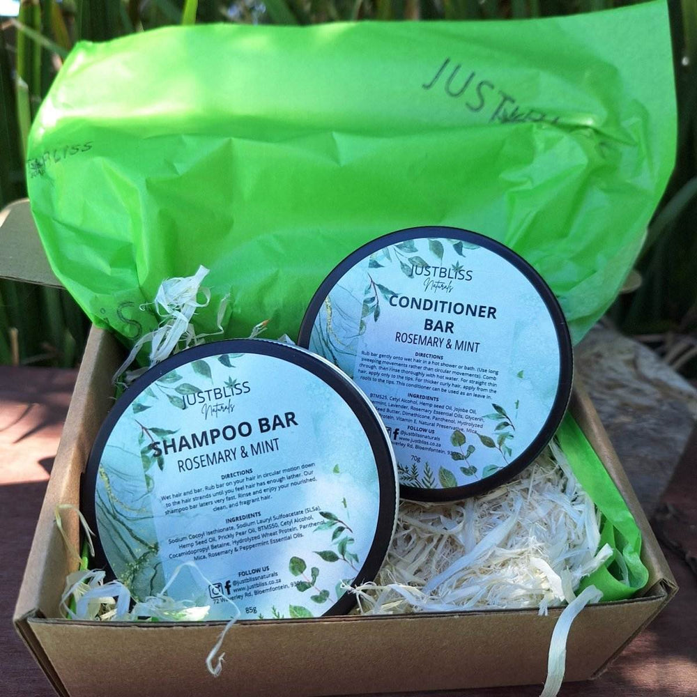 COMBO: Shampoo & Conditioner (In Tin) - JUSTBLiSS Naturals