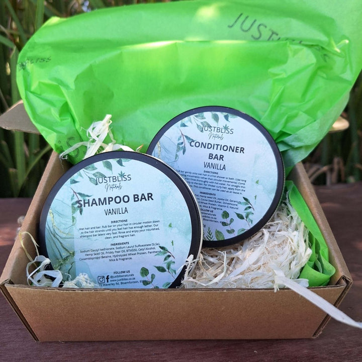 COMBO: Shampoo & Conditioner (In Tin) - JUSTBLiSS Naturals