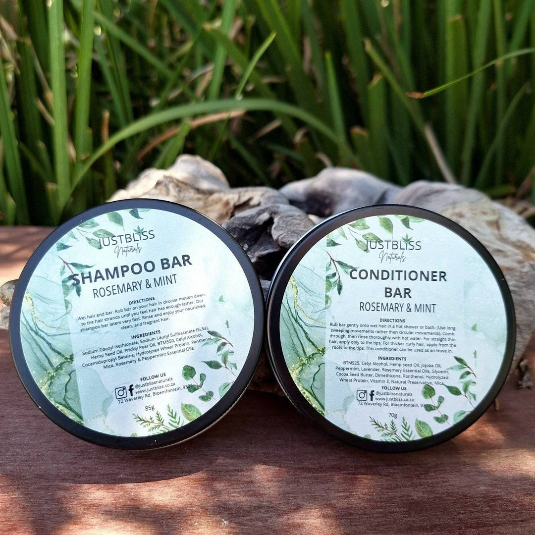 COMBO: Shampoo & Conditioner (In Tin) - JUSTBLiSS Naturals