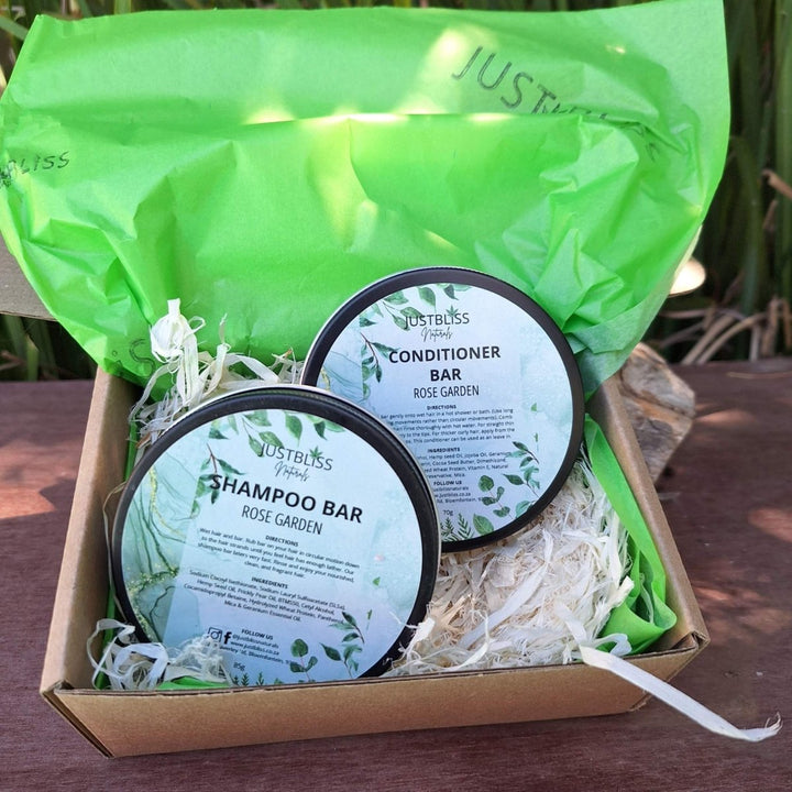 COMBO: Shampoo & Conditioner (In Tin) - JUSTBLiSS Naturals