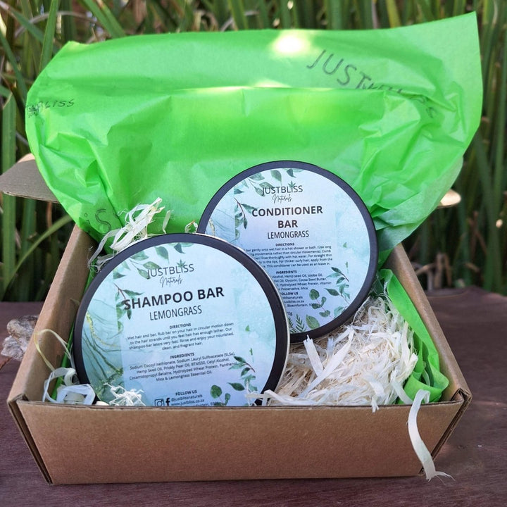 COMBO: Shampoo & Conditioner (In Tin) - JUSTBLiSS Naturals