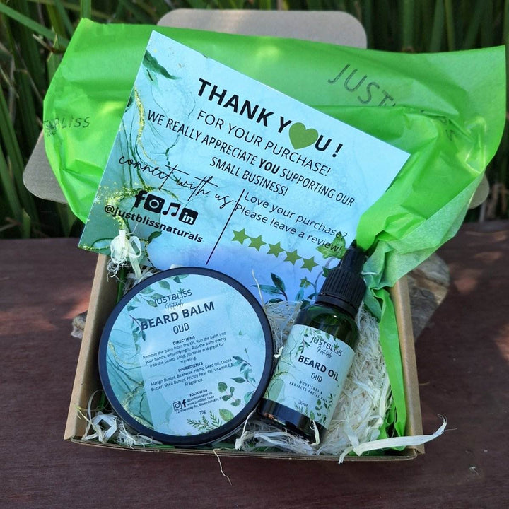 COMBO: The Man Gift Box Oud - JUSTBLiSS Naturals