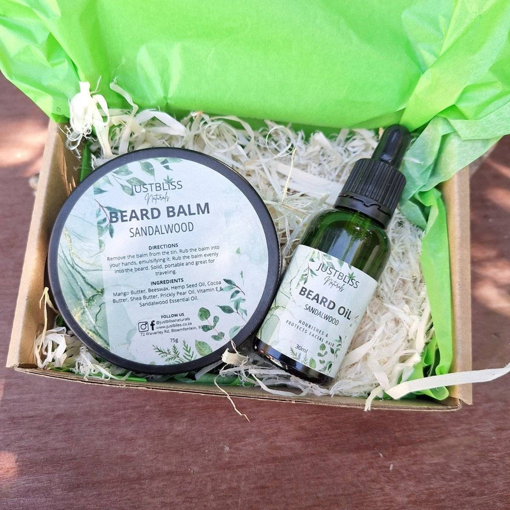 COMBO: The Man Gift Box Sandalwood - JUSTBLiSS Naturals