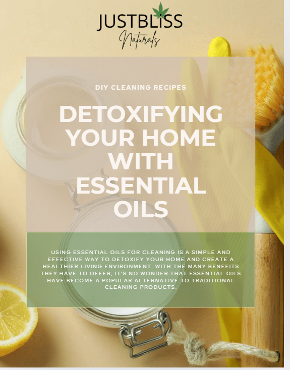Detoxify Your Home Naturally – Essential Oils Cleaning Guide (Digital Download) JUSTBLiSS Naturals