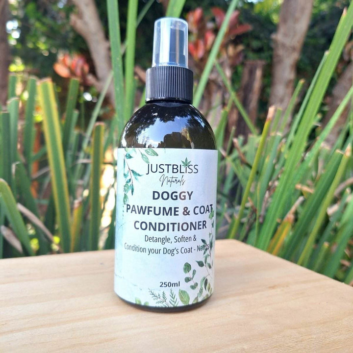 Doggy Pawfume & Natural Coat Conditioner – Lavender & Cedar - JUSTBLiSS Naturals