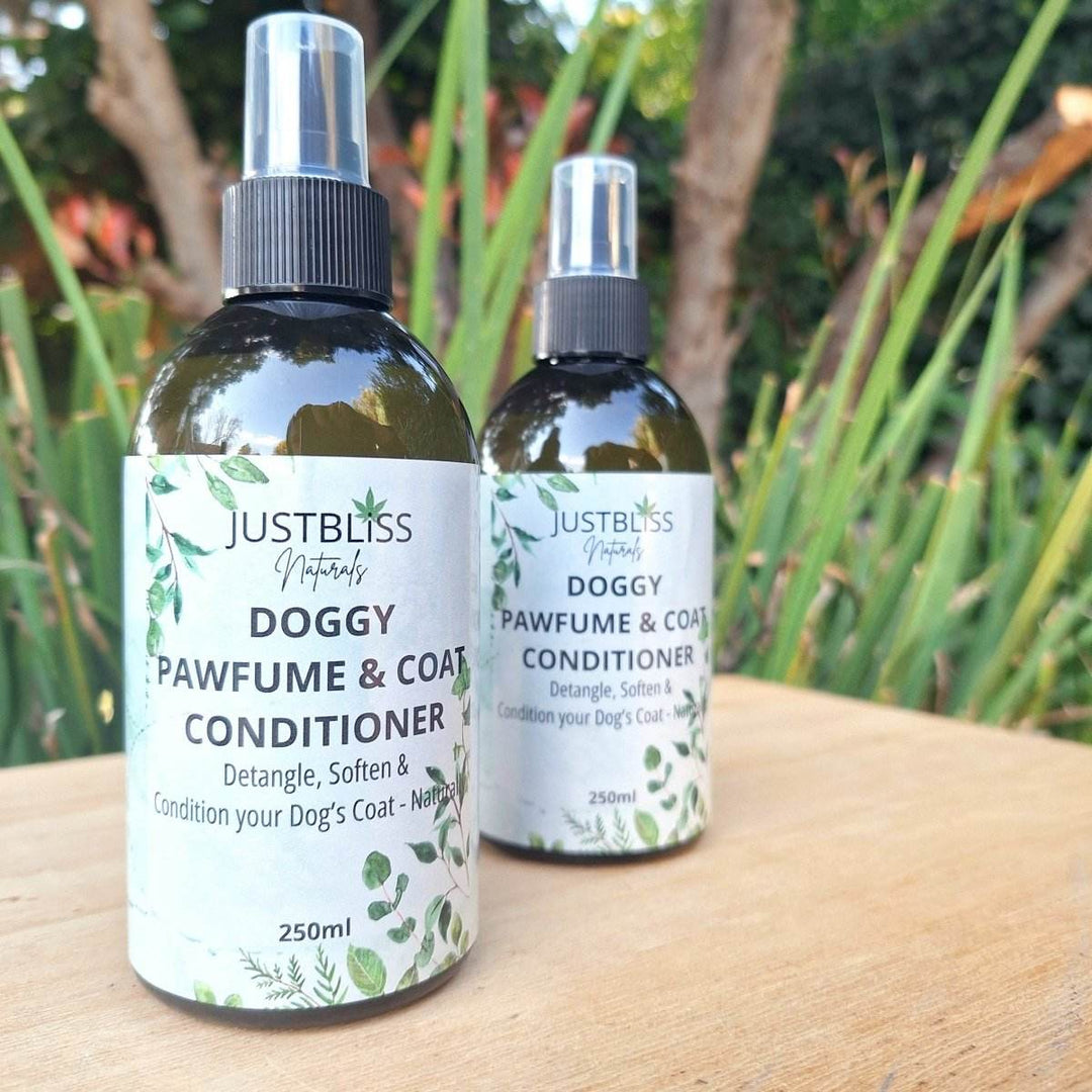 Doggy Pawfume & Natural Coat Conditioner – Lavender & Cedar - JUSTBLiSS Naturals