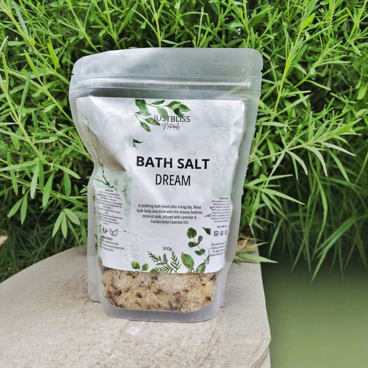 Dream Bath Salts – Lavender & Frankincense Sleep Soak by JUSTBLiSS JUSTBLiSS Naturals