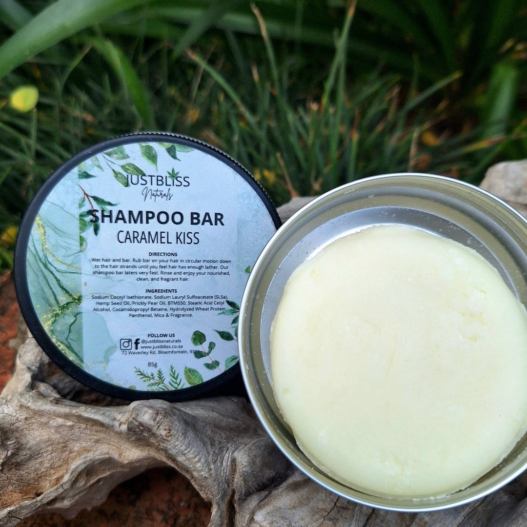 Eco - Friendly Shampoo Bar in Tin – Plant - Based, Zero Waste Hair Care JUSTBLiSS Naturals