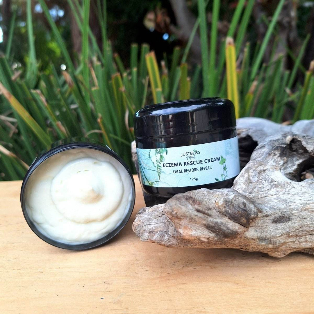 Eczema Rescue Cream for Sensitive Skin – Steroid-Free Relief - JUSTBLiSS Naturals