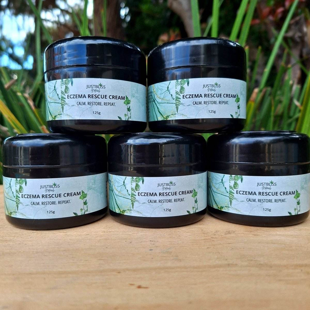 Eczema Rescue Cream for Sensitive Skin – Steroid-Free Relief - JUSTBLiSS Naturals