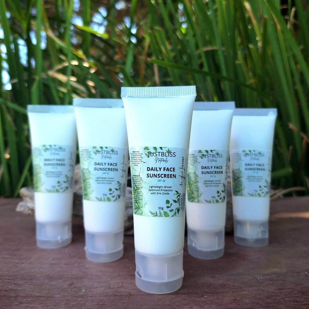 FACE: Daily Face Sunscreen (SPF 20) - JUSTBLiSS Naturals