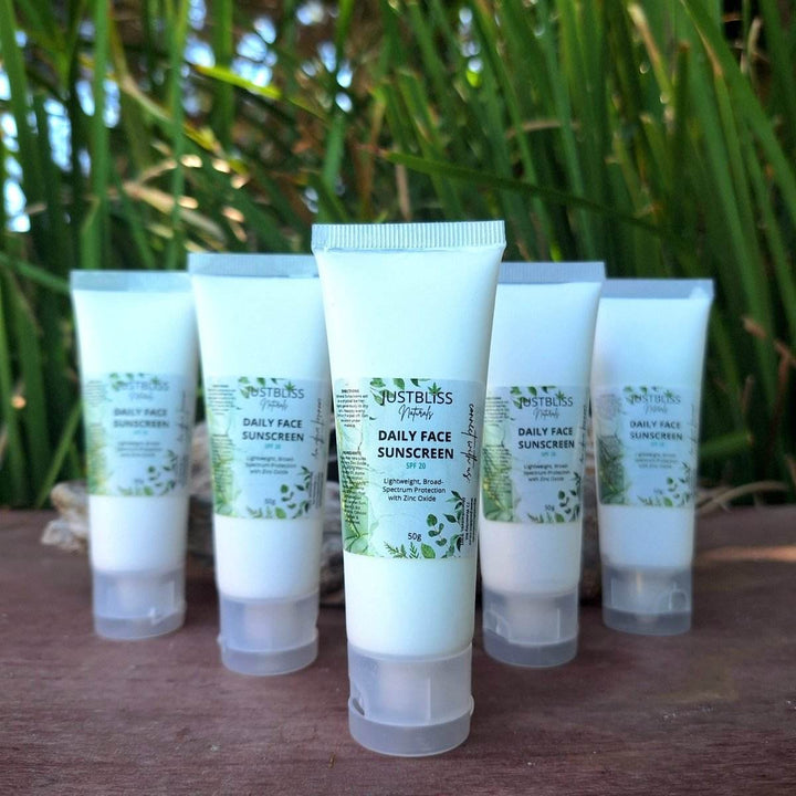 FACE: Daily Face Sunscreen (SPF 20) - JUSTBLiSS Naturals