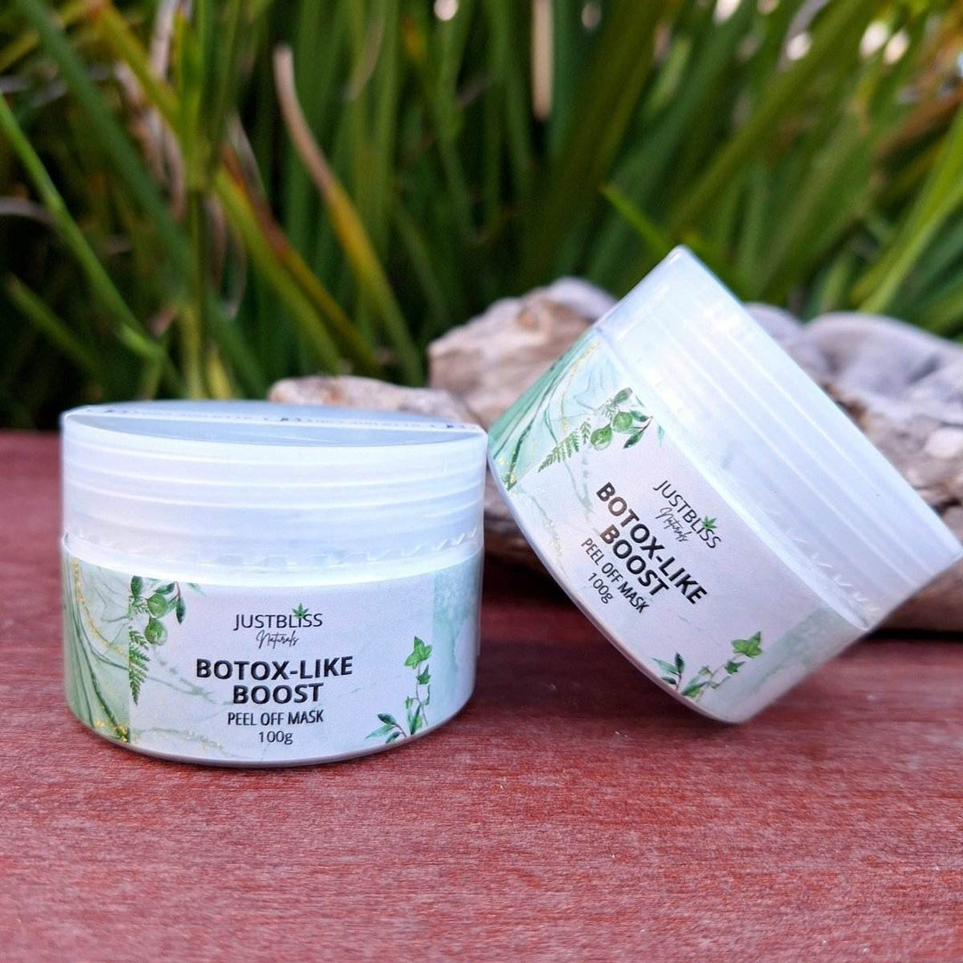 Botox-like clay face mask for natural skin firming and hydration.