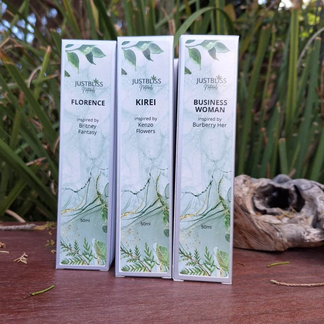 Floral Perfume Oil 50ml – Natural, Long-Lasting Scents for Women - JUSTBLiSS Naturals