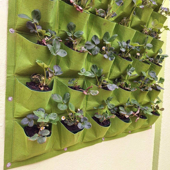 Living Wall Planter – Eco-Friendly Vertical Garden for 36 Plants - JUSTBLiSS Naturals