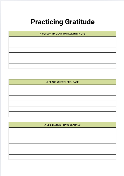 Gratitude Changes Everything Journal – 38 - Page Mindfulness PDF (A4, Instant Download) JUSTBLiSS Naturals