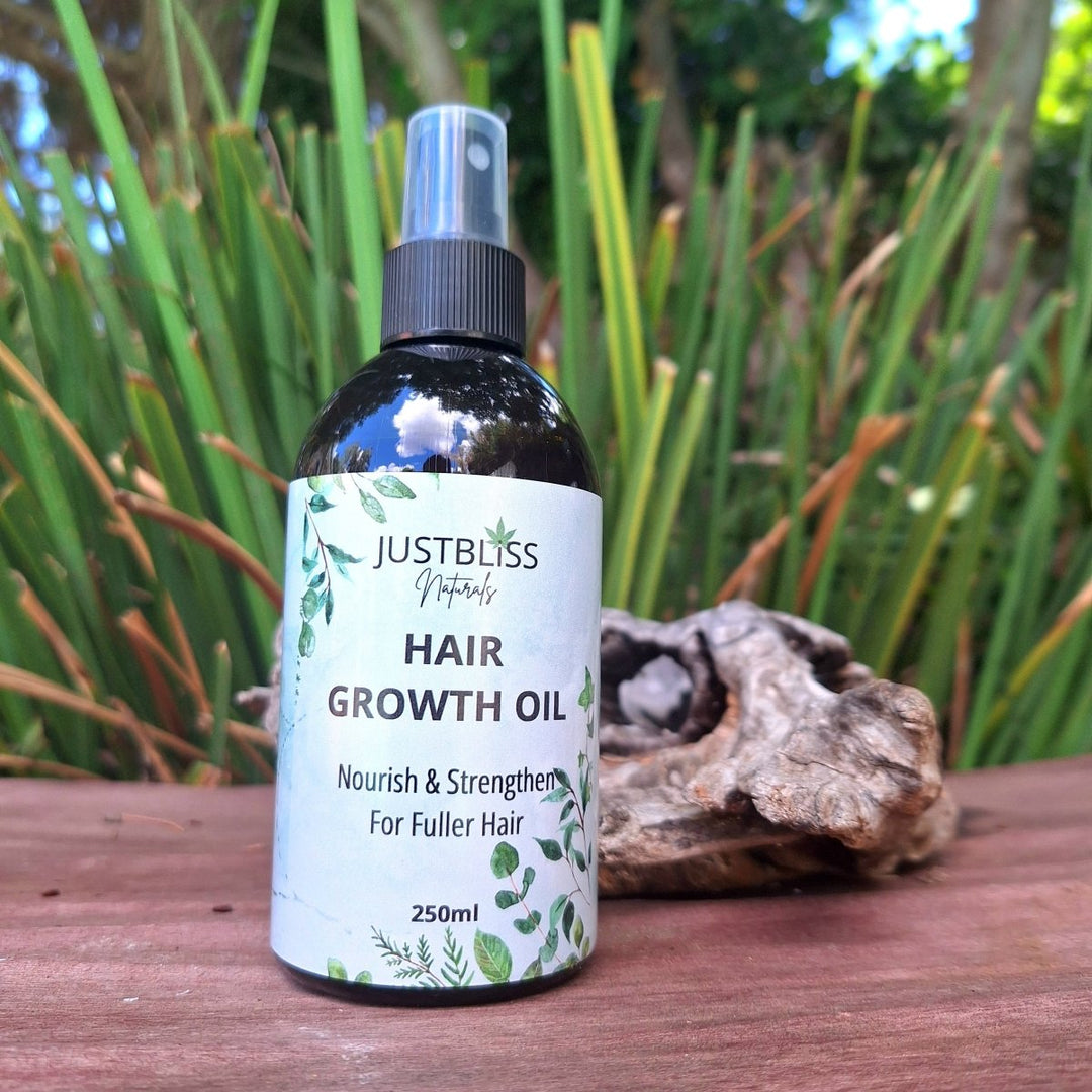 HAIR CARE: Hair Growth Oil - Nourish & Strengthen for Fuller Hair - JUSTBLiSS Naturals