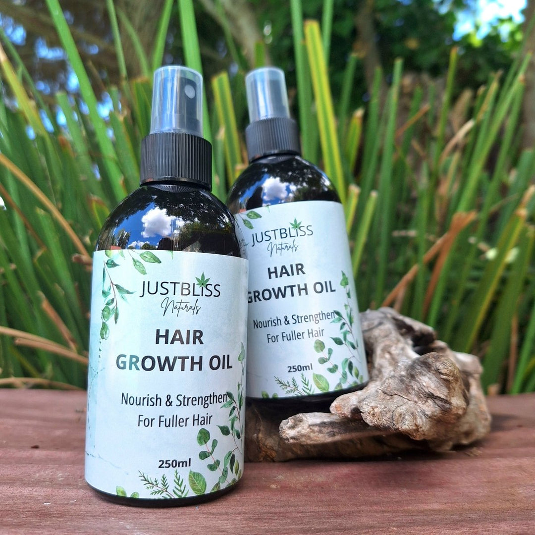 HAIR CARE: Hair Growth Oil - Nourish & Strengthen for Fuller Hair - JUSTBLiSS Naturals