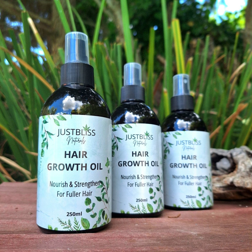 HAIR CARE: Hair Growth Oil - Nourish & Strengthen for Fuller Hair - JUSTBLiSS Naturals
