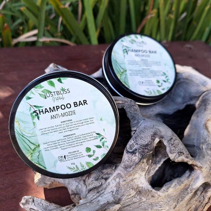 Eco-Friendly Shampoo Bar in Tin – Plant-Based, Travel Ready - JUSTBLiSS Naturals