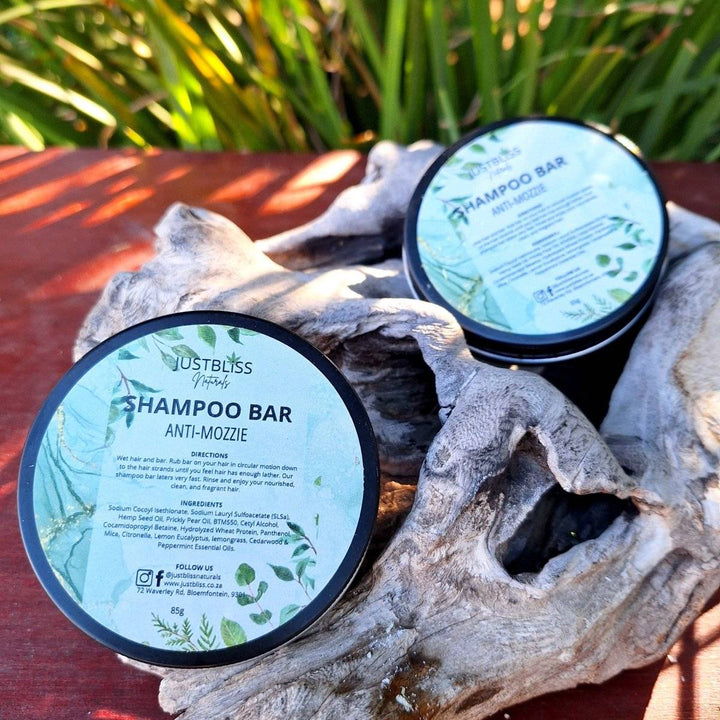 Eco-friendly Shampoo Bar in reusable tins for all hair types, featuring plant-based ingredients for cleansing, hydration, and strength. Perfect for sustainable hair care.