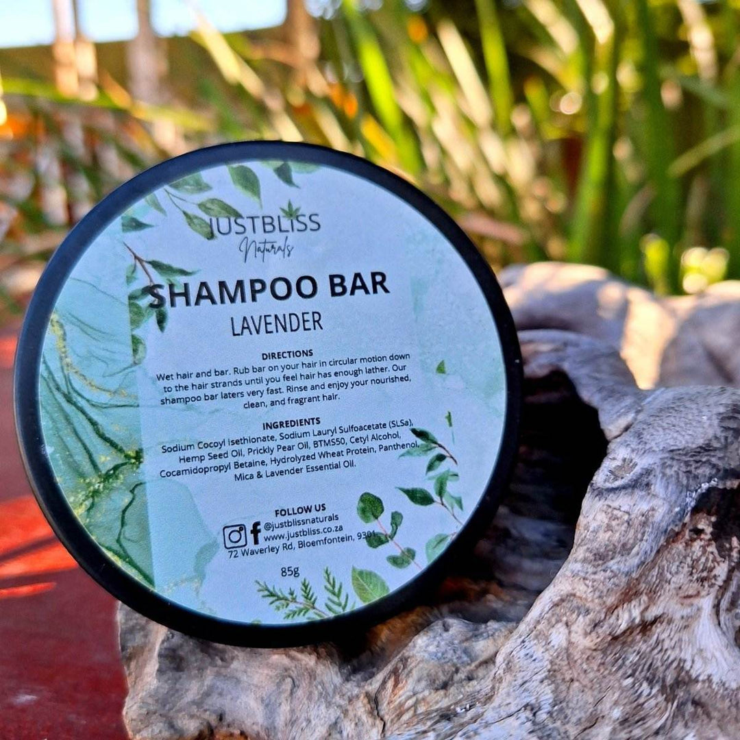 Eco-Friendly Shampoo Bar in Tin – Plant-Based, Travel Ready - JUSTBLiSS Naturals