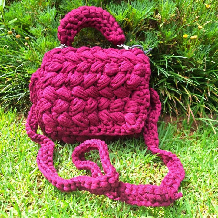 Handcrafted Cotton Wool Handbag – Unique, Soft & Sustainable - JUSTBLiSS Naturals