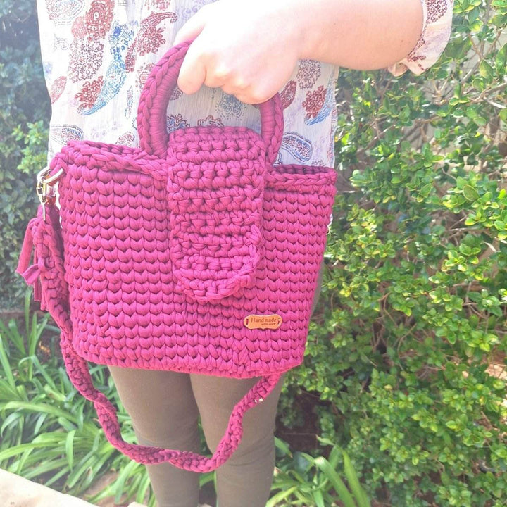 Handcrafted Cotton Wool Handbag – Unique, Soft & Sustainable - JUSTBLiSS Naturals