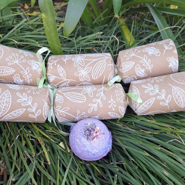 Handmade Bath Bombs – Hemp & Shea, Silky Skin & Eco - Friendly Care (Christmas Edition) JUSTBLiSS Naturals