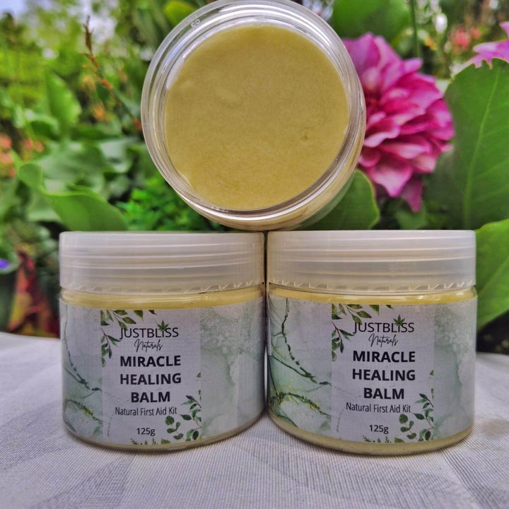 Healing Miracle Balm – Natural Relief for Burns, Cuts & Irritated Skin JUSTBLiSS Naturals