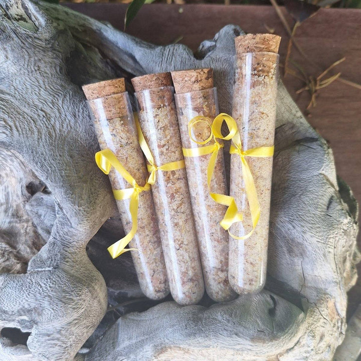HEALTH: Bath Salt Tube with cork lid - JUSTBLiSS Naturals