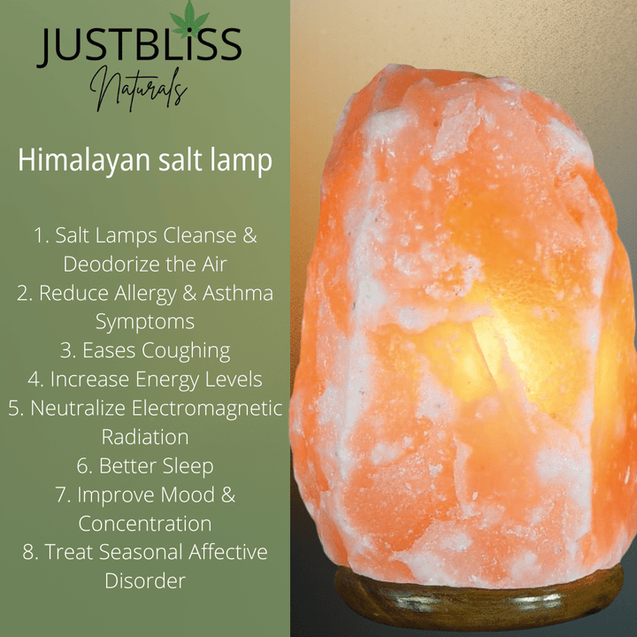 HEALTH: Himalayan Salt Lamp JUSTBLiSS Naturals