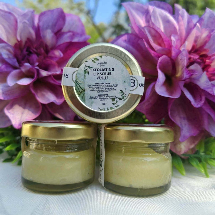 Lip Care Bundle – CBD Lip Balm & Natural Exfoliating Lip Scrub JUSTBLiSS Naturals