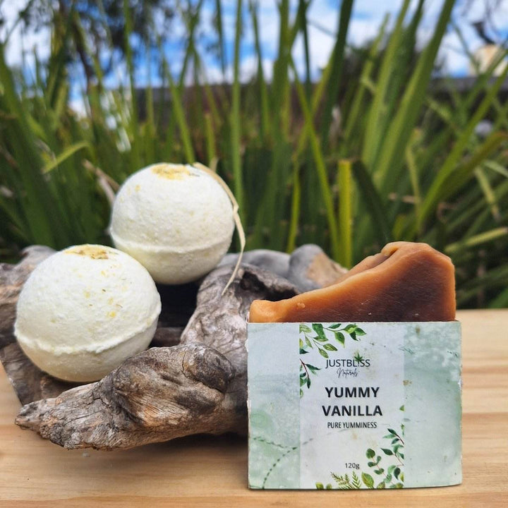Luxury Bath Gift Set – Artisan Soap Bar & 2 Natural Bath Bombs - JUSTBLiSS Naturals